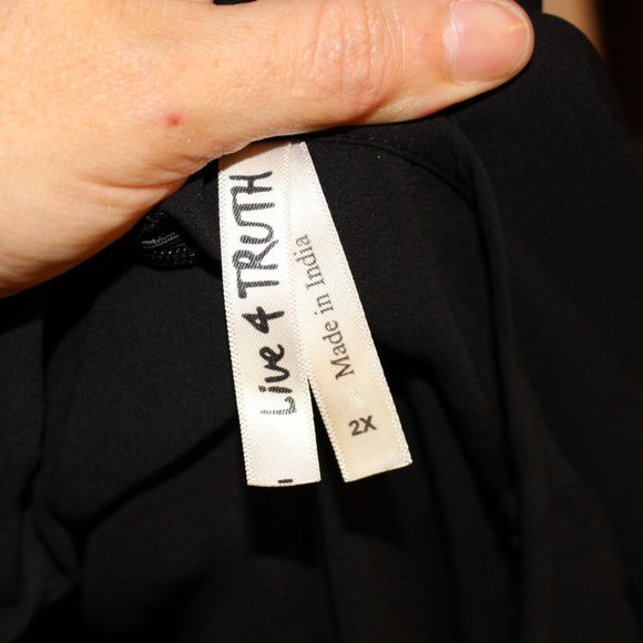 Live 4 Truth Ruffle Sleeve Sheer Blouse - Picture 6 of 6